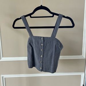 Six Crisp Days button down tank top